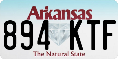 AR license plate 894KTF