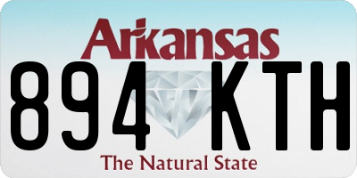 AR license plate 894KTH