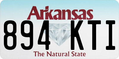 AR license plate 894KTI