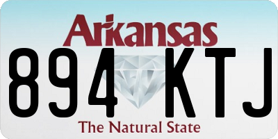 AR license plate 894KTJ