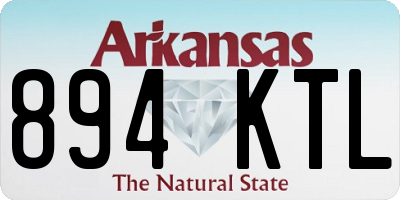 AR license plate 894KTL