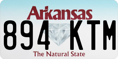 AR license plate 894KTM