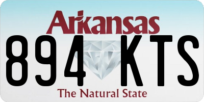 AR license plate 894KTS