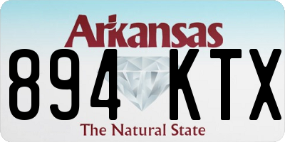 AR license plate 894KTX