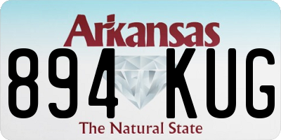 AR license plate 894KUG