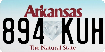 AR license plate 894KUH