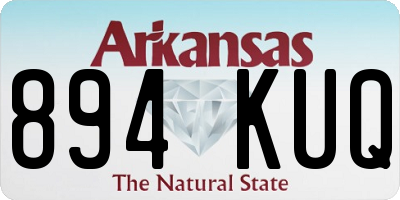 AR license plate 894KUQ