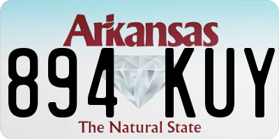 AR license plate 894KUY