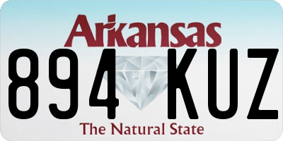 AR license plate 894KUZ
