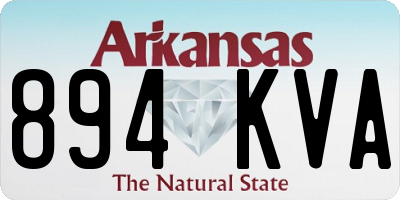 AR license plate 894KVA