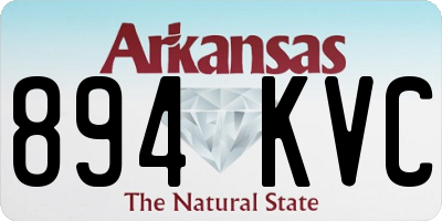 AR license plate 894KVC