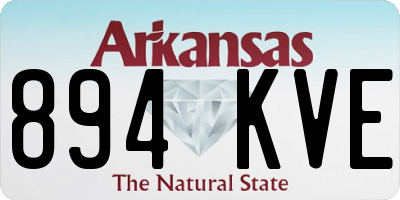 AR license plate 894KVE