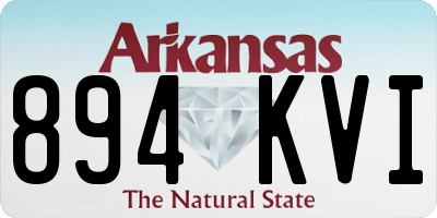 AR license plate 894KVI