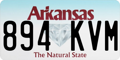 AR license plate 894KVM
