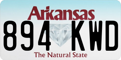 AR license plate 894KWD