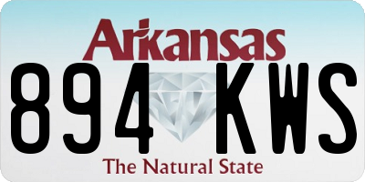 AR license plate 894KWS