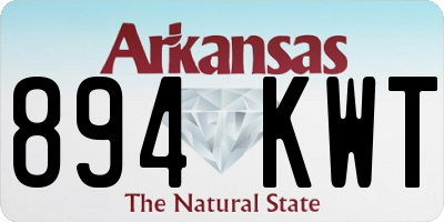 AR license plate 894KWT