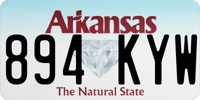 AR license plate 894KYW