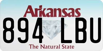 AR license plate 894LBU