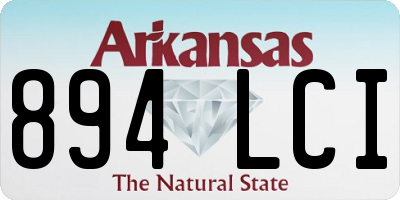 AR license plate 894LCI