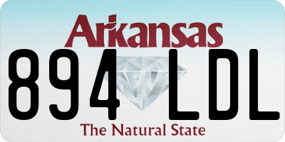 AR license plate 894LDL
