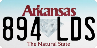 AR license plate 894LDS