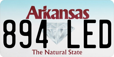 AR license plate 894LED