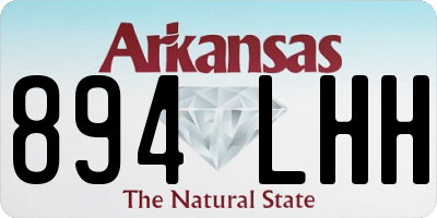 AR license plate 894LHH