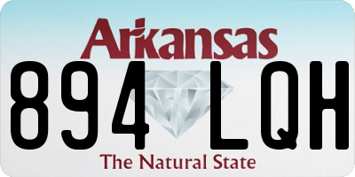 AR license plate 894LQH