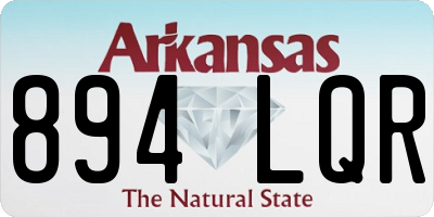 AR license plate 894LQR