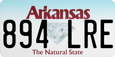 AR license plate 894LRE