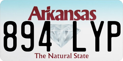 AR license plate 894LYP