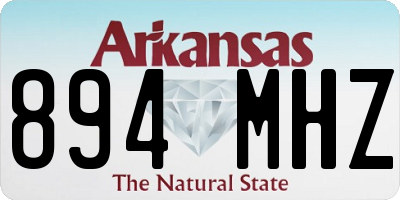 AR license plate 894MHZ