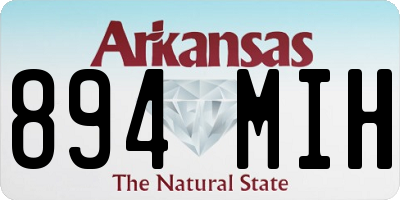 AR license plate 894MIH