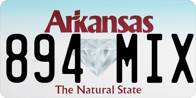 AR license plate 894MIX