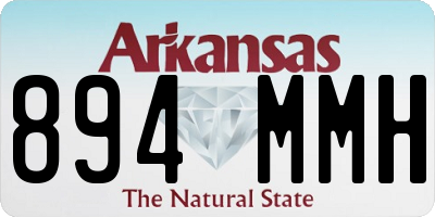AR license plate 894MMH