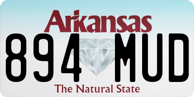 AR license plate 894MUD