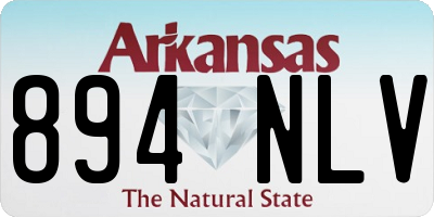 AR license plate 894NLV