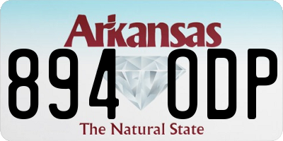 AR license plate 894ODP