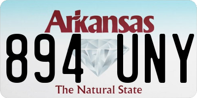 AR license plate 894UNY