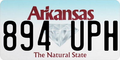 AR license plate 894UPH