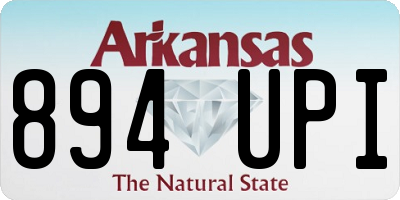 AR license plate 894UPI