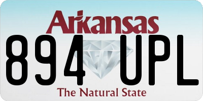 AR license plate 894UPL