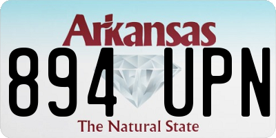 AR license plate 894UPN