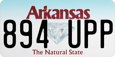 AR license plate 894UPP