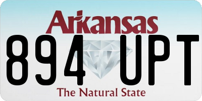 AR license plate 894UPT