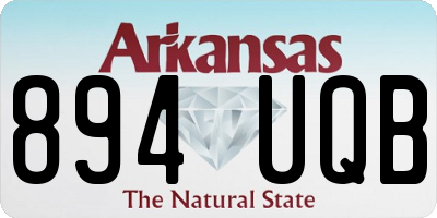 AR license plate 894UQB