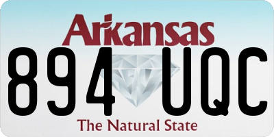 AR license plate 894UQC