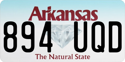 AR license plate 894UQD
