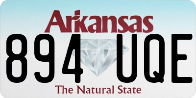 AR license plate 894UQE